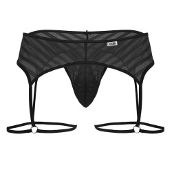 CandyMan String Porte-Jarretelles Hedion Noir